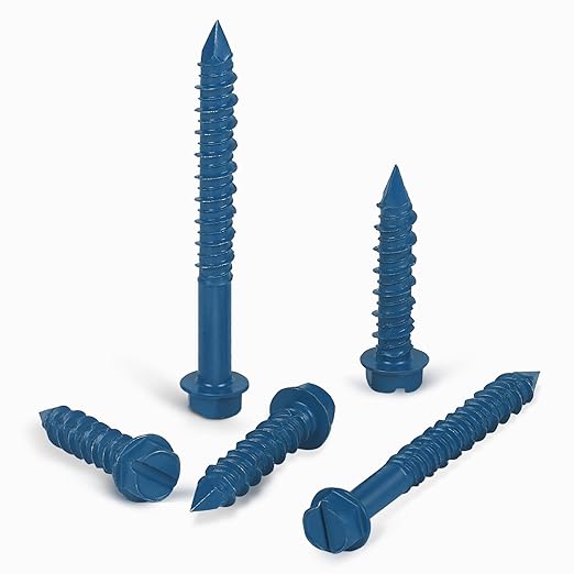 1/4" x 1" Concrete Screws, for Masonry, Brick or Stucco - Image 4