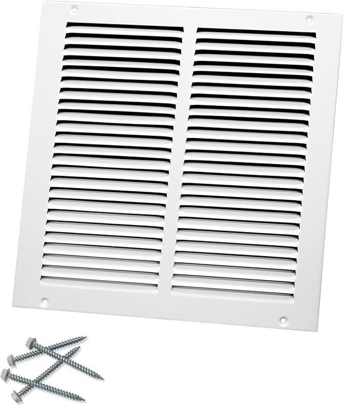 Howeall 12"W x 12"H Steel Return Air Grille, Air Return Vent Cover by Howeall