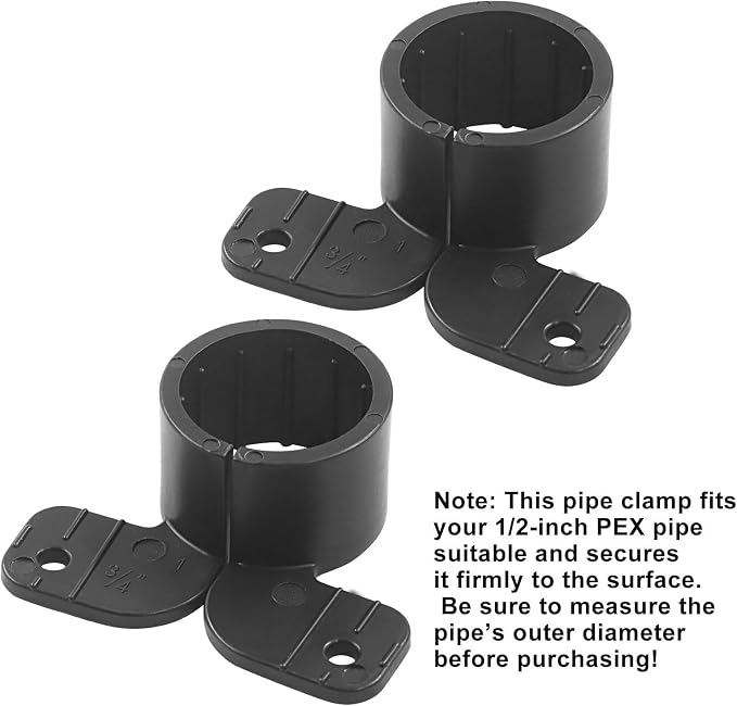 3/4 Inch Pipe Hangers, For PEX Copper CPVC, PEX Bracket - Image 3