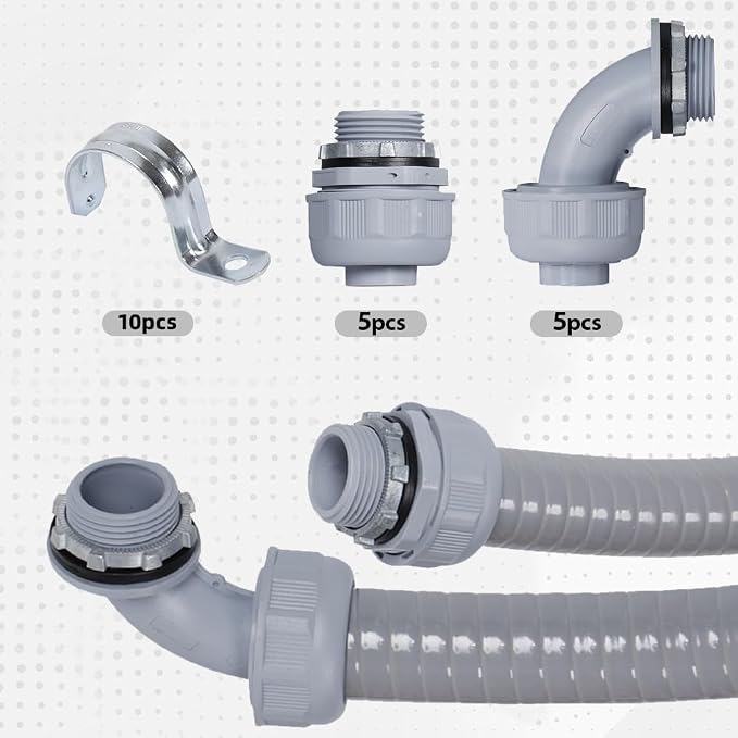 Liquid-Tight Conduit 1-1/4 inch 25ft w/UL Certification | Flexible Electrical - Image 9