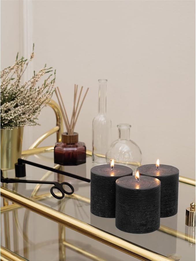 3x3 Pillar Candles Set of 3 - Image 6