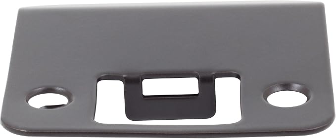Round Corner Extended Lip Strike, 2-1/4" x 1-3/4", Matte Black - Image 4