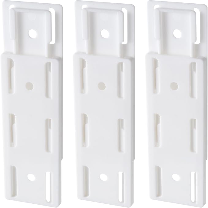 HINZIC 3pcs Self-Adhesive Power Strip Holder, Wall Mount Power Strip Mounting by HINZIC