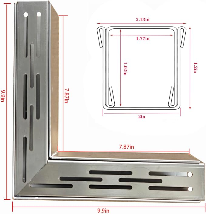 304 Stainless Steel Trench Drain Kit, Narrow Channel Drain - Image 2