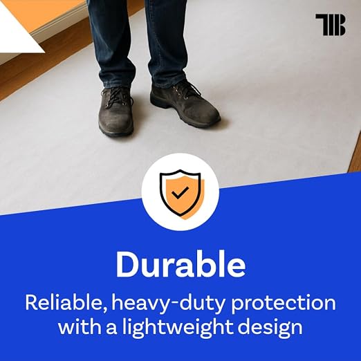 TapeManBlue Temporary Floor Protector Roll, Water and Slip Resistant, Heavy - Image 7