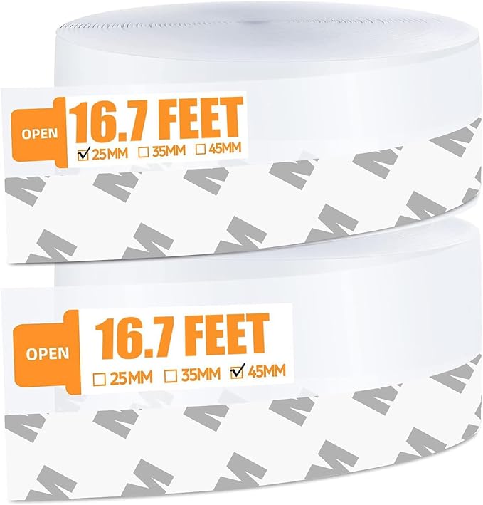 33.5 Ft Weather Stripping Door Seal Strip, Silicone Tape by Bruiefpap