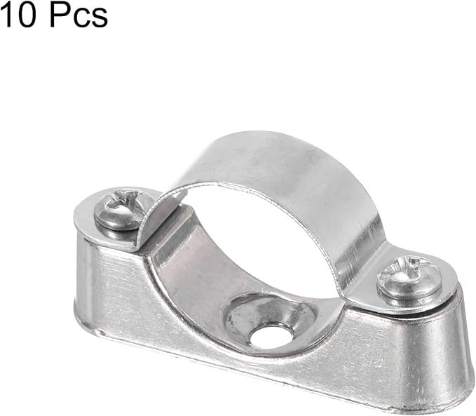 uxcell 10Pcs Pipe Support Pipe Bracket Clamp - Image 3