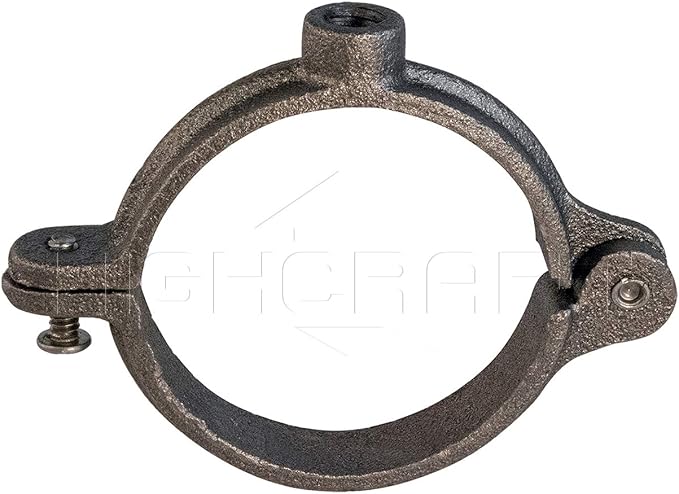 HIGHCRAFT HINGB-34-10 Industrial Decor Hinged Split Ring Pipe Hanger 3/4 in. - Image 3