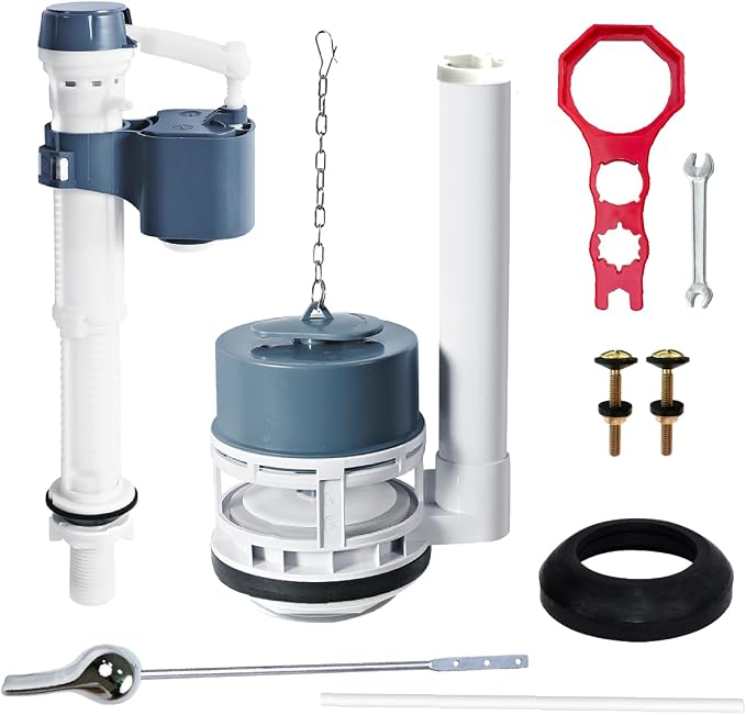 Upgraded 3-Inch Toilet Flusher Replacement Kit- Fits Most Brands by LOWEENDY