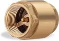 Brass One Way Check Valve 3/4" Female Backflow Preventer, Check Valve by Lakesstory
