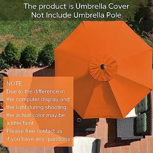 EliteShade USA 10FT Patio Umbrella Replacement Covers 8 Ribs Market Umbrella - Image 5