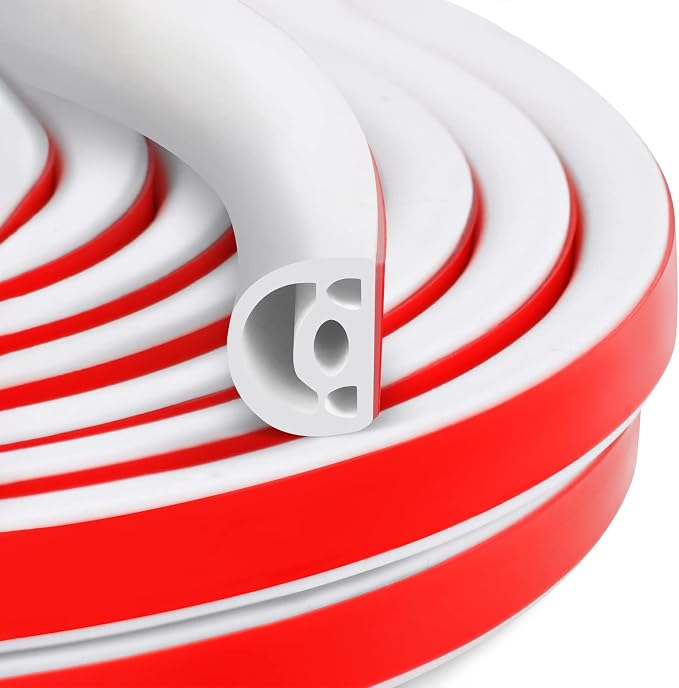 Benory D-Shaped Silicone Weather Stripping by Benory