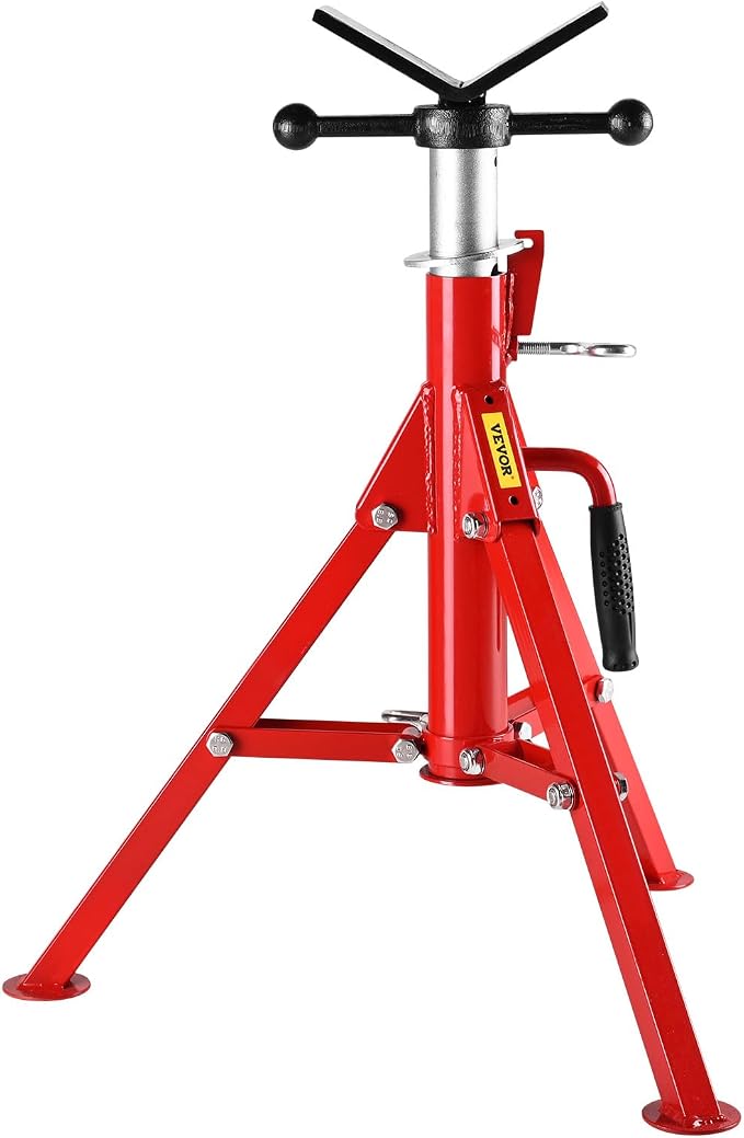 VEVOR Heavy-Duty V-Head Pipe Stand - Image 9