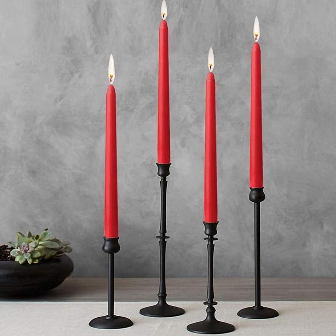 14 Pack Red Taper Candles - Image 4