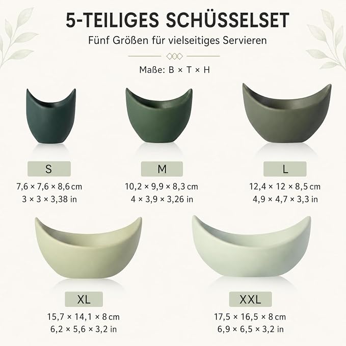 Notakia Salad Decorative Bowls Lotus Shaped Pasta Bowls Dishwasher Safe - Image 3