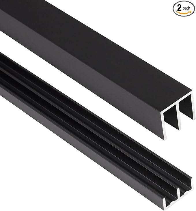Aluminum Sliding Door Track Set by Orechic