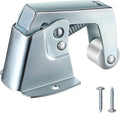 Dreyoo 1 Pack Screen and Storm Door Catch, 1-3/4 x 1-5/8 in, Sliver | Spring by Dreyoo