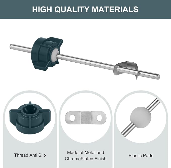 2-Piece Lavatory Pop-Up Drain Assembly Kit – Sink Ball/Pivot Rod Replacement - Image 3