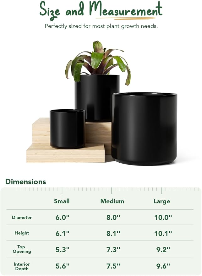 LE TAUCI 10+8+6 Inch Ceramic Pots - Image 2