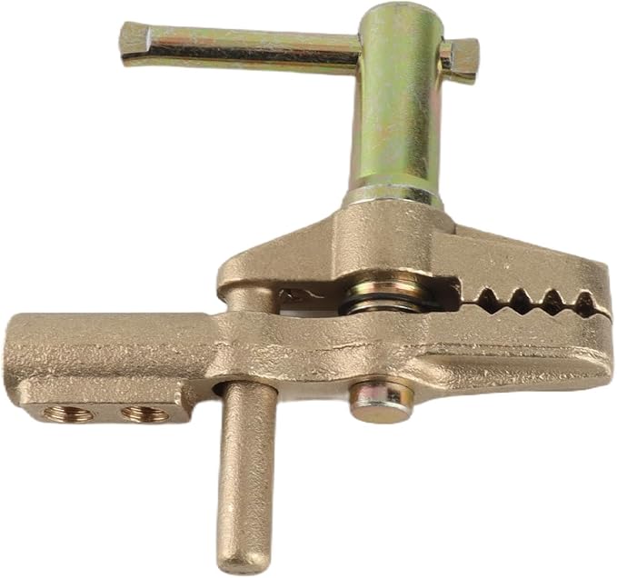 Thincol 600A Heavy Duty Brass Ground Welding Clamp, Industrial G-Type Ground - Image 4