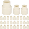 30 Pack EFIELD CPVC Coupling Adapter Fittings, 3/4" Slip x 1/2" Slip | Socket by EFIELDPEXTUBING
