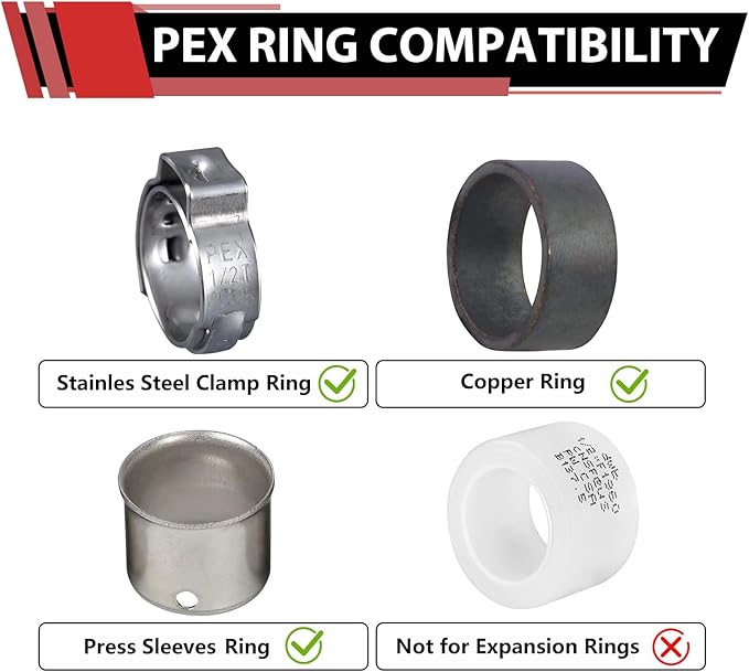 10-Pack 1" PEX Brass Ball Valve, Barb Crimp Pex Connection | Full Port Water - Image 6