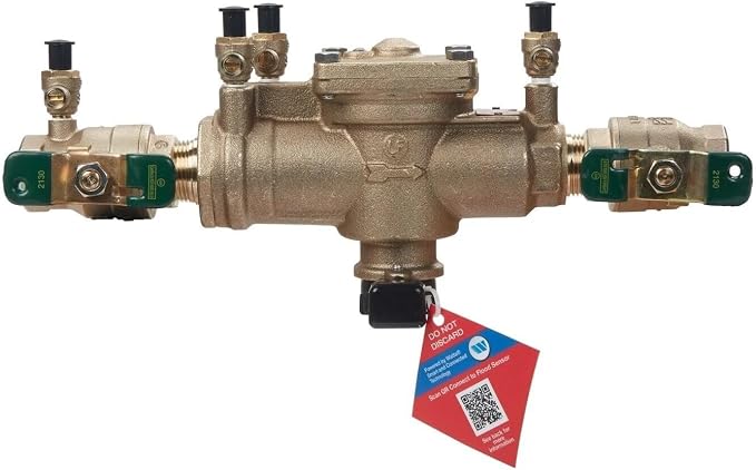 Watts 009-QT 1 inch Reduced Pressure Zone Backflow Preventers - Image 2