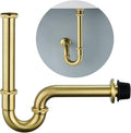 Brass P Trap Bathroom Sink : 1 1/4 Sink Trap by Heixutas
