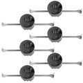 HXH Round Ceiling Electrical Box, 6 Pack | 20 Cu.In. PVC Adjustable Round Light by HUIXHAO