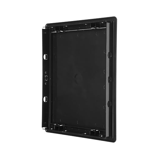 8" x 10" Black ABS Plastic Plumbing Access Panel - Image 5