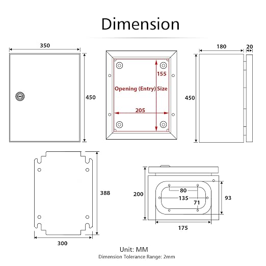 QILIPSU 304 Stainless Steel Electrical Box IP65 Waterproof Steel Project - Image 6
