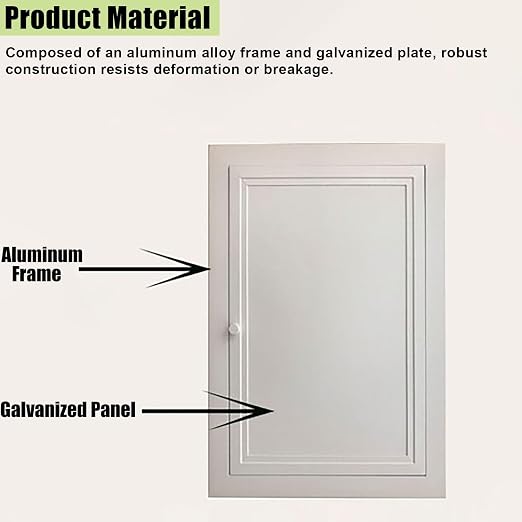 20x20, 20x40 White Aluminum Access Panel Door - Image 2