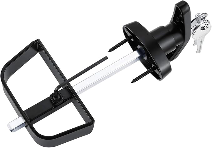 Shed Door Latch T-Handle Lock Kit by QANVEE