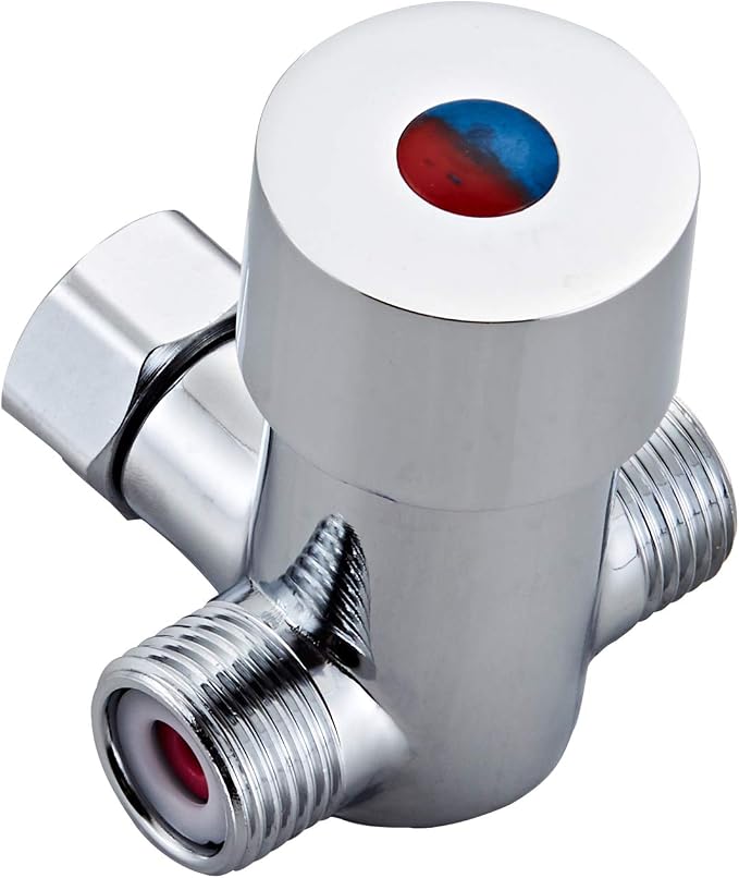 Water Temperature Mixer Mixing Valve Hot & Cold Water - Image 4