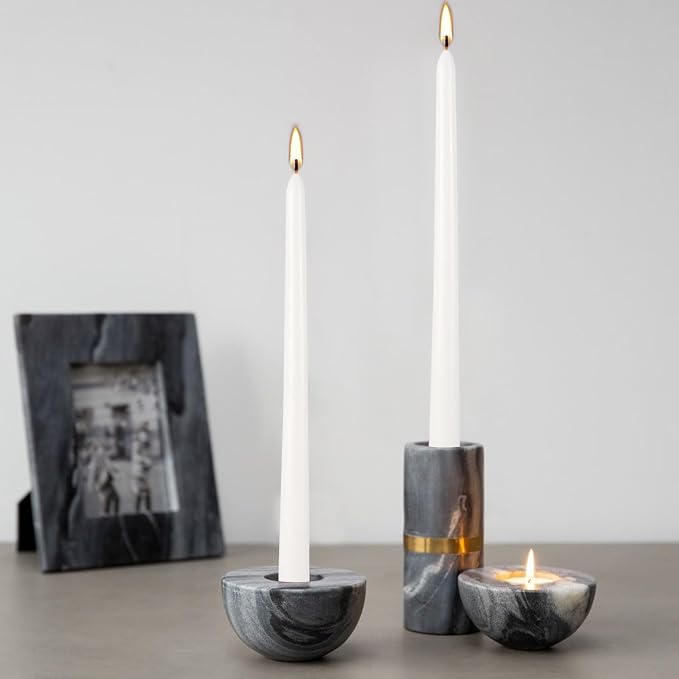 Howemon 20 Pack White Taper Candles 12 Inch Tall 3/4 Inch Thick Burn 10 Hours - Image 6