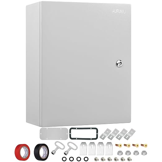 Steel Electrical Junction Box, Outdoor & Indoor Universal Project Box by AUFUNIU