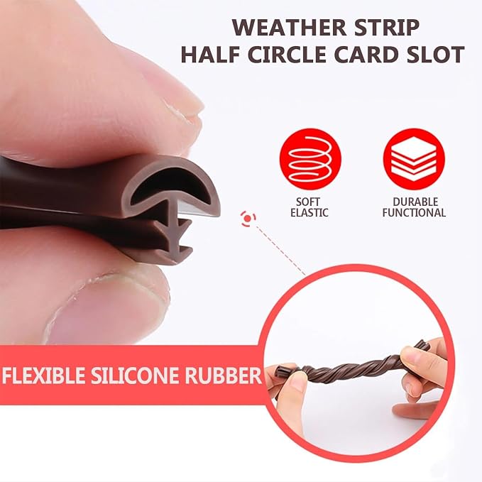 Kerf Door Seal Kit, Premium Rubber Weather Stripping - Image 2