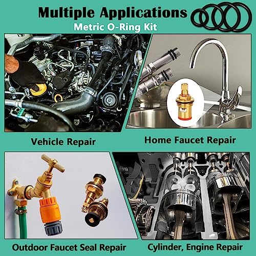 XBVV 1540 Pcs 32 Size O-Rings Kit Nitrile Rubber O Ring Assortment - Image 5