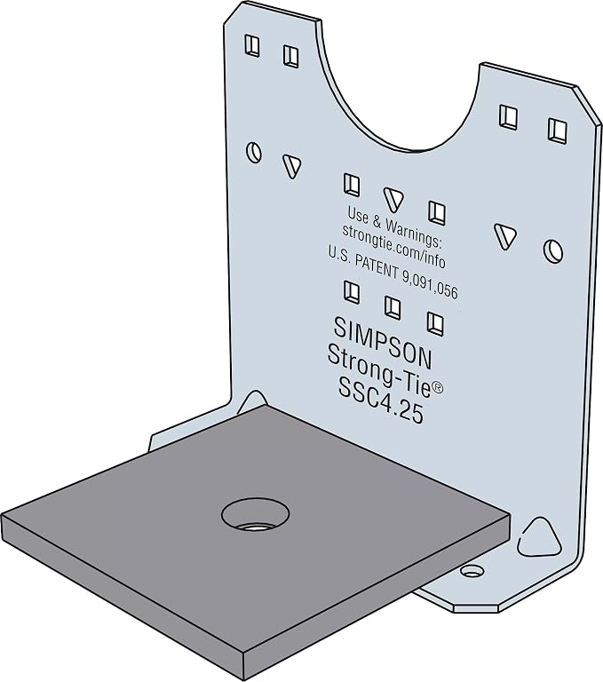 Simpson Strong-Tie MSSC4.25KW-KT20 MSSC 4-1/4 in. Kneewall Connector - Image 5
