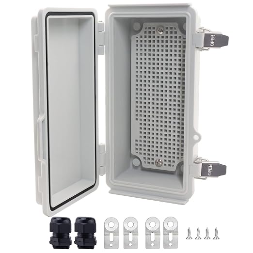 Waterproof Junction Box, ABS Plastic Electrical Box by LuSumtly
