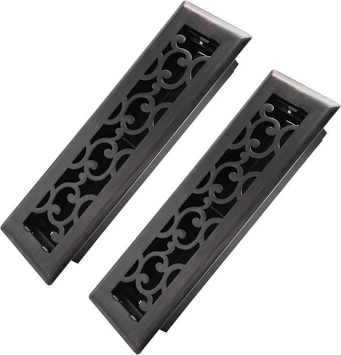 Howeall 2x10 Inches 2 Pack Heavy Duty Walkable Floor Register by Howeall
