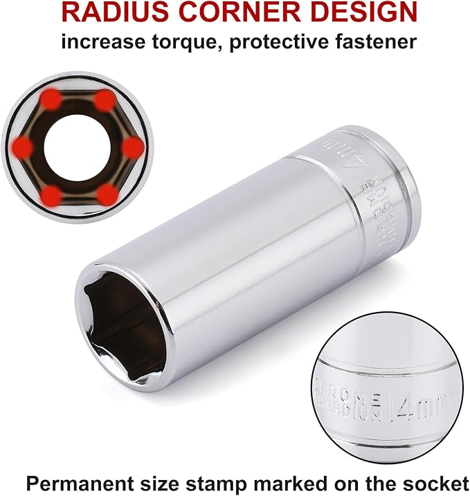 CASOMAN 1/4-Inch Drive Master Socket Set - Image 5