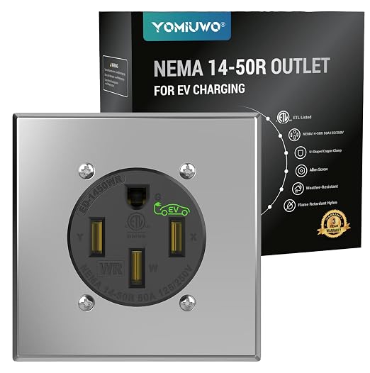 50 Amp EV Charging Receptacle/Nema 14-50 EV Outlet - Image 9