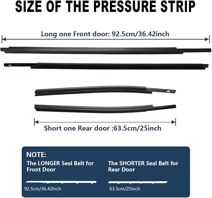 ItranMc Window Weatherstrip Trim - Image 5