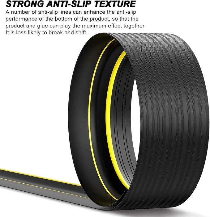 Jin&Bao Blue Garage Door Threshold Seal 10FT Rubber Strip & 1 Adhesive | - Image 3