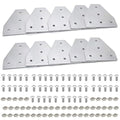 10pcs 2020 Extrusion Joint Plate Connector Corner T Bracket Silver | 8020 V by SeekLiny
