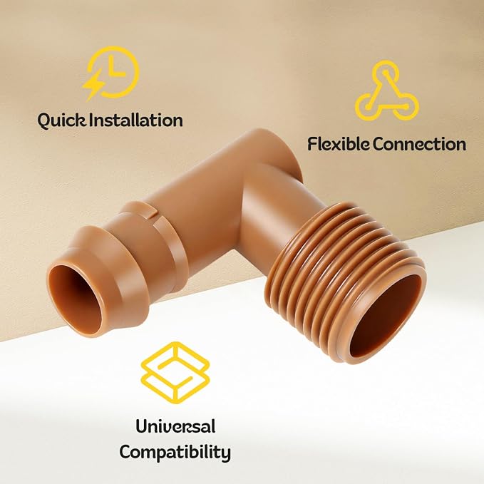 PVC to Drip Irrigation Adapter, 1/2" PVC Male Pipe Thread x 1/2" Drip - Image 7
