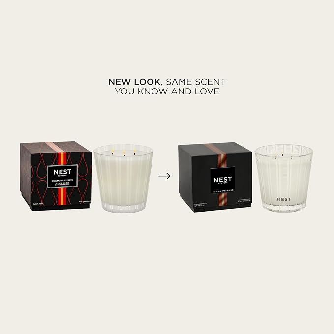 NEST New York Scented 3-Wick Candle, Sicilian Tangerine - Image 2