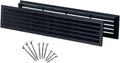 1 Set - Two Sided Door Vent Cover 17.7x3.6 inch - Black Plastic Ventilation by Steinberg14