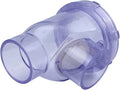 PVC Check Valve for Backflow Prevention, 50mm Transparent Non-Return Water by Unknown